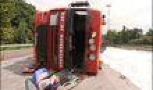 Herstal : accident de camion sur la E40